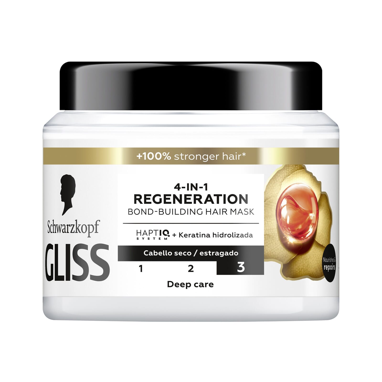 Gliss Regeneration 4 En 1 Mascarilla 400 ml