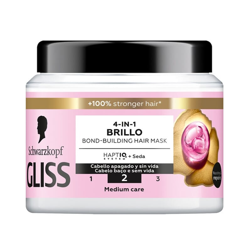 Gliss Brillo 4 En 1 Mascarilla 400 ml