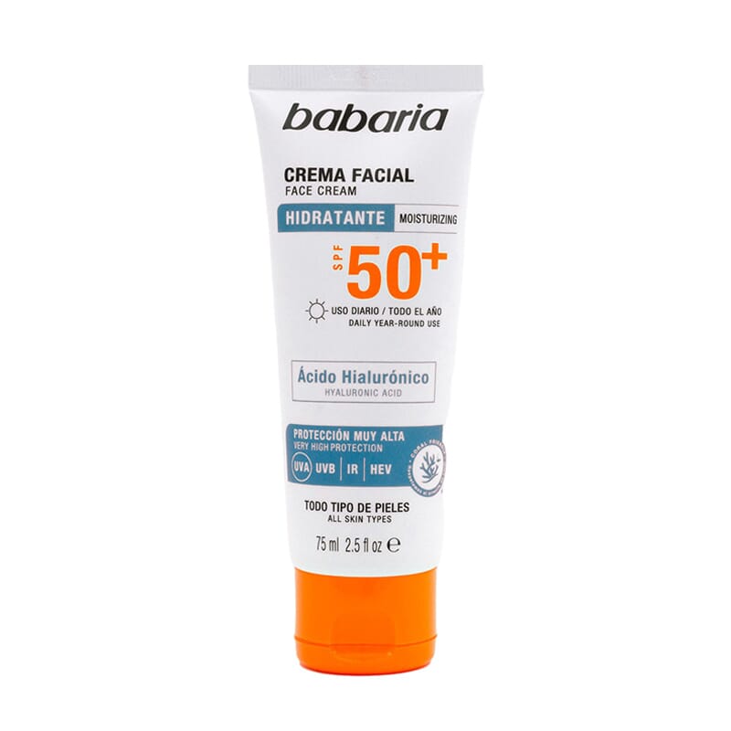 Crema Viso Idratante Acido Ialuronico SPF50+ 75 ml