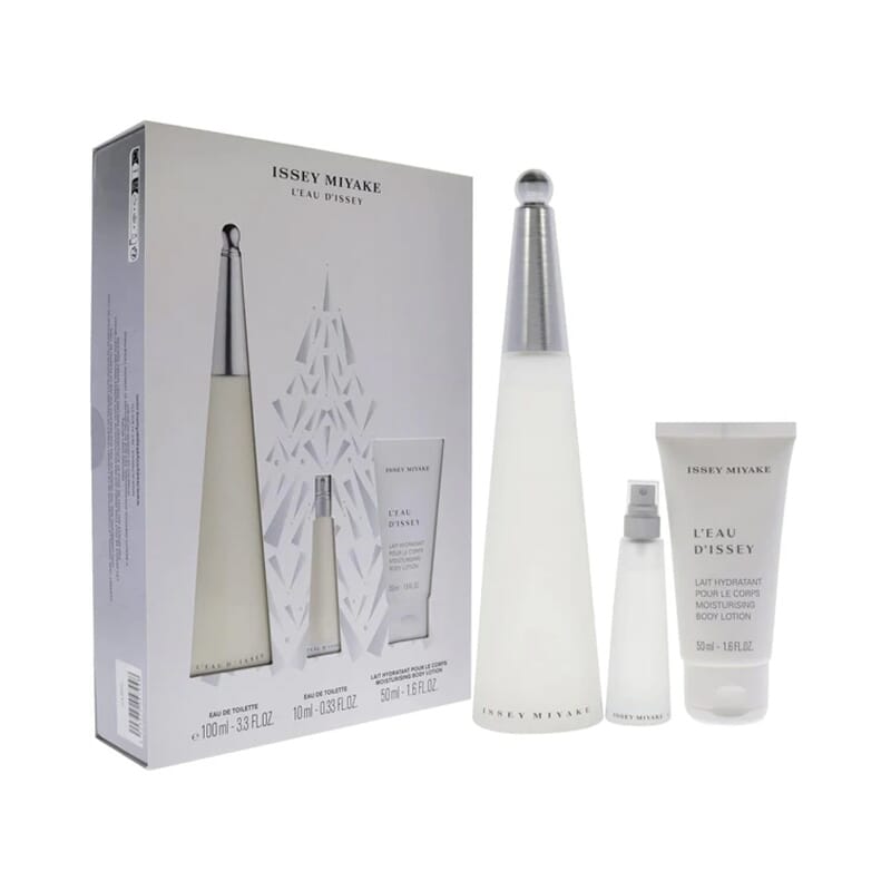 L'Eau D'Issey EDT 100 ml + EDT 10 ml + Body Lotion 50 ml Lote