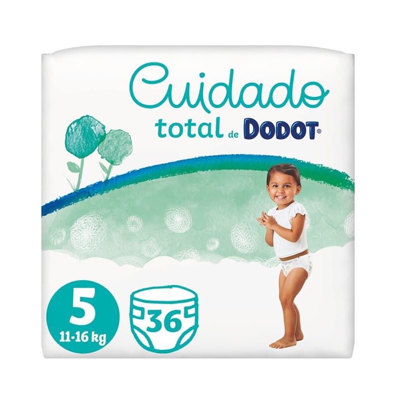 Dodot Cuidado Total T-5 36 Uds