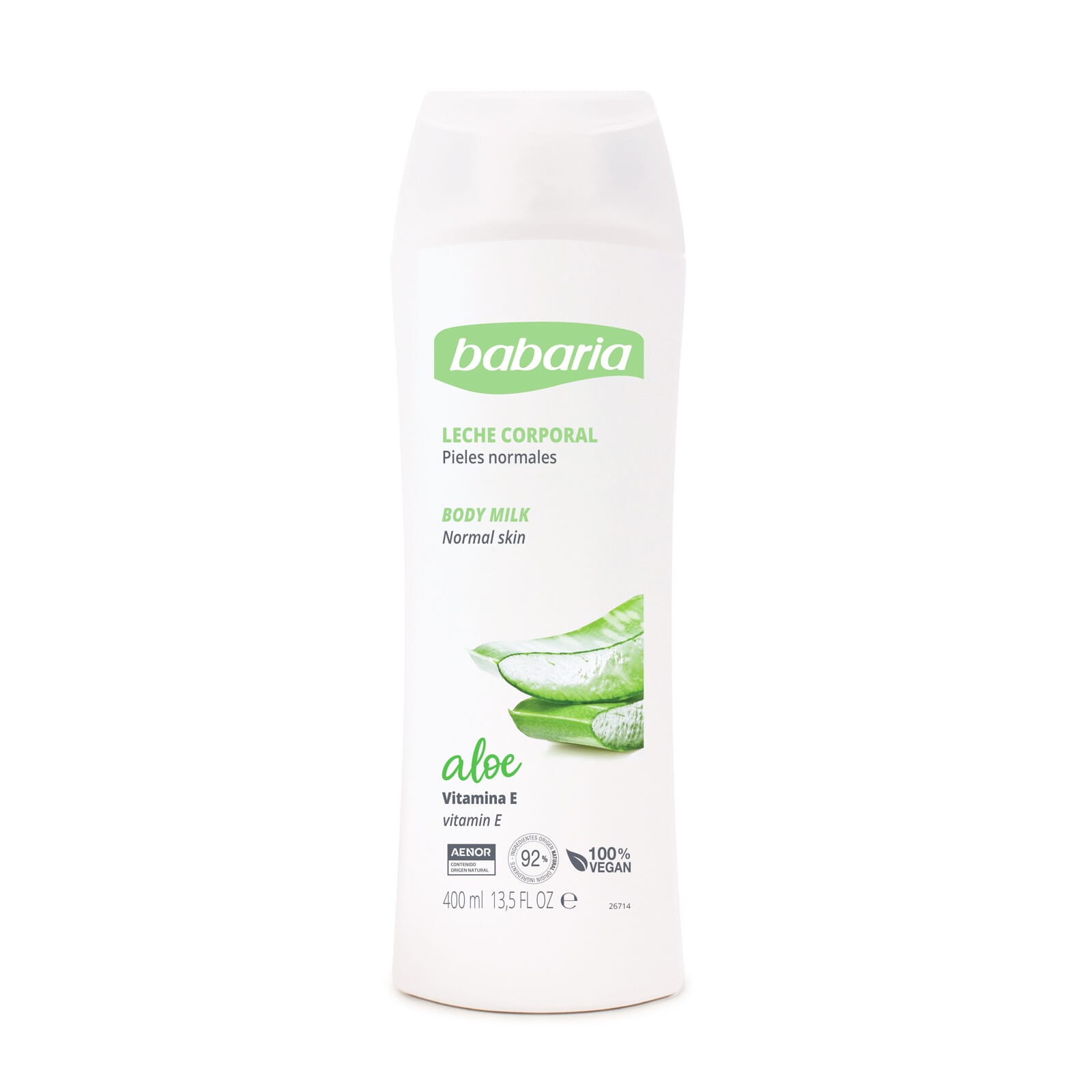 Leche Corporal Reparadora Aloe Con Vitamina E 400 ml