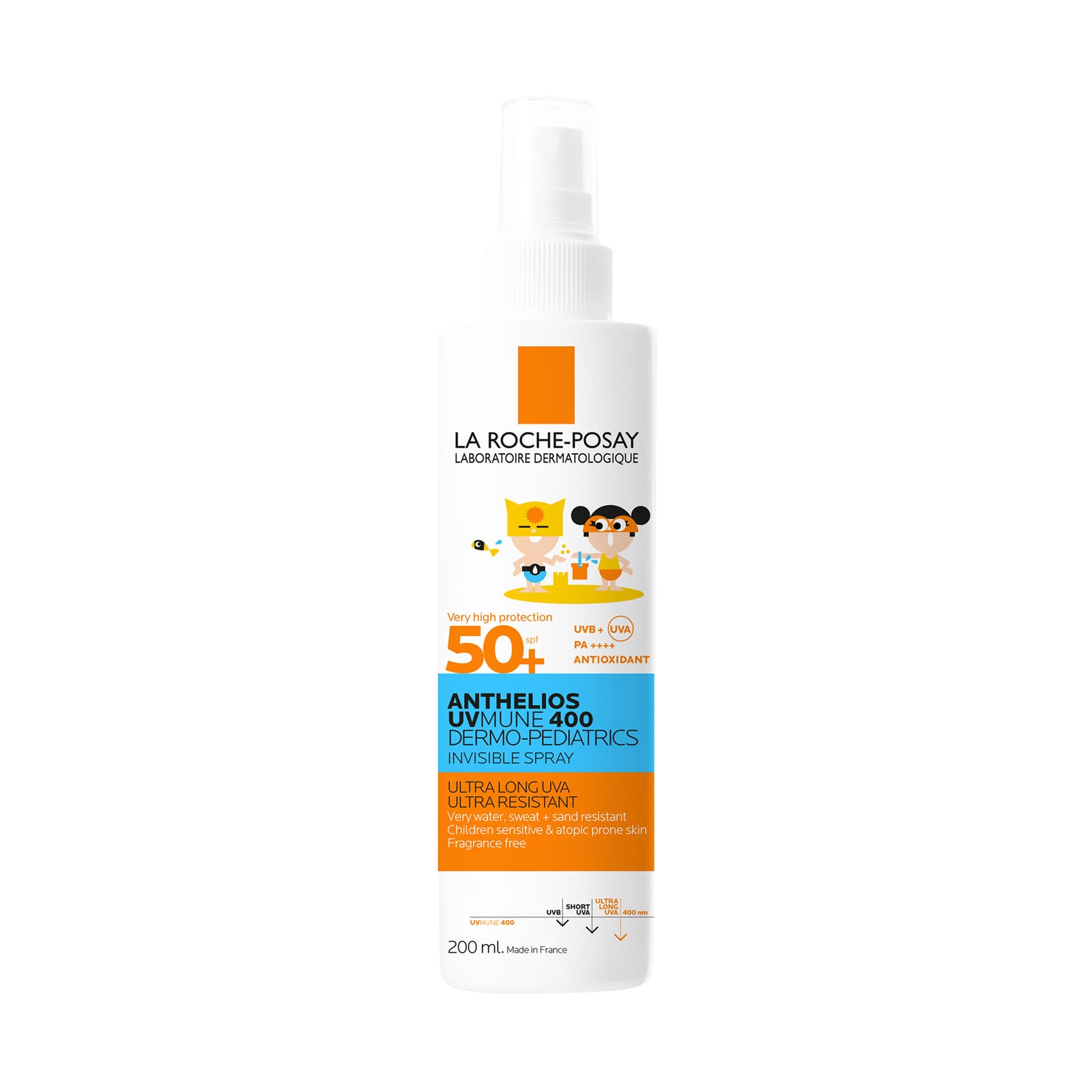 Anthelios UVmune Dermopediatrics Spray Invisible SPF50+ 200 ml