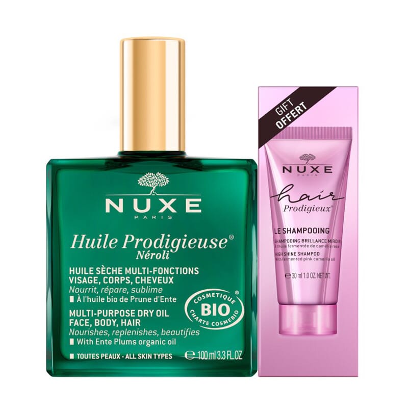 Huile Prodigieuse Néroli 100 ml + Le Shampooing Brillance 30 ml