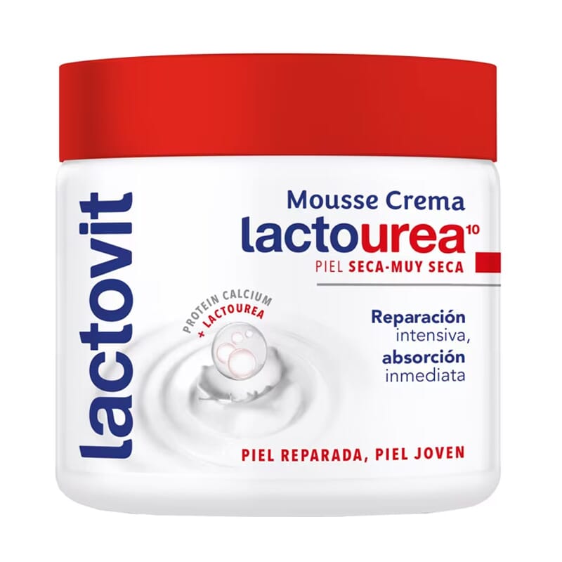 Lactourea Mousse Crema Piel Seca Muy Seca 400 ml