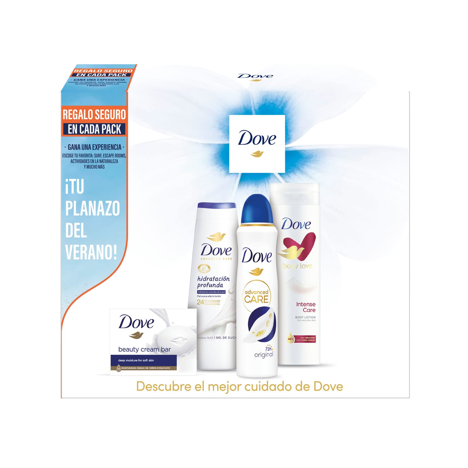 Dove Pack Summer 4 Piezas