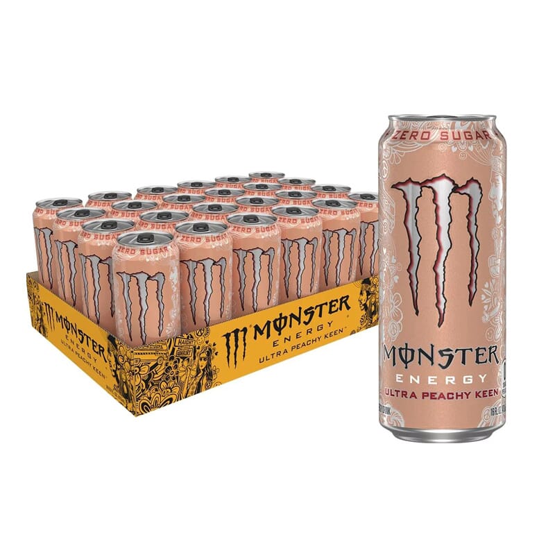 Monster Ultra Peachy Keen 24 Unità 500 ml