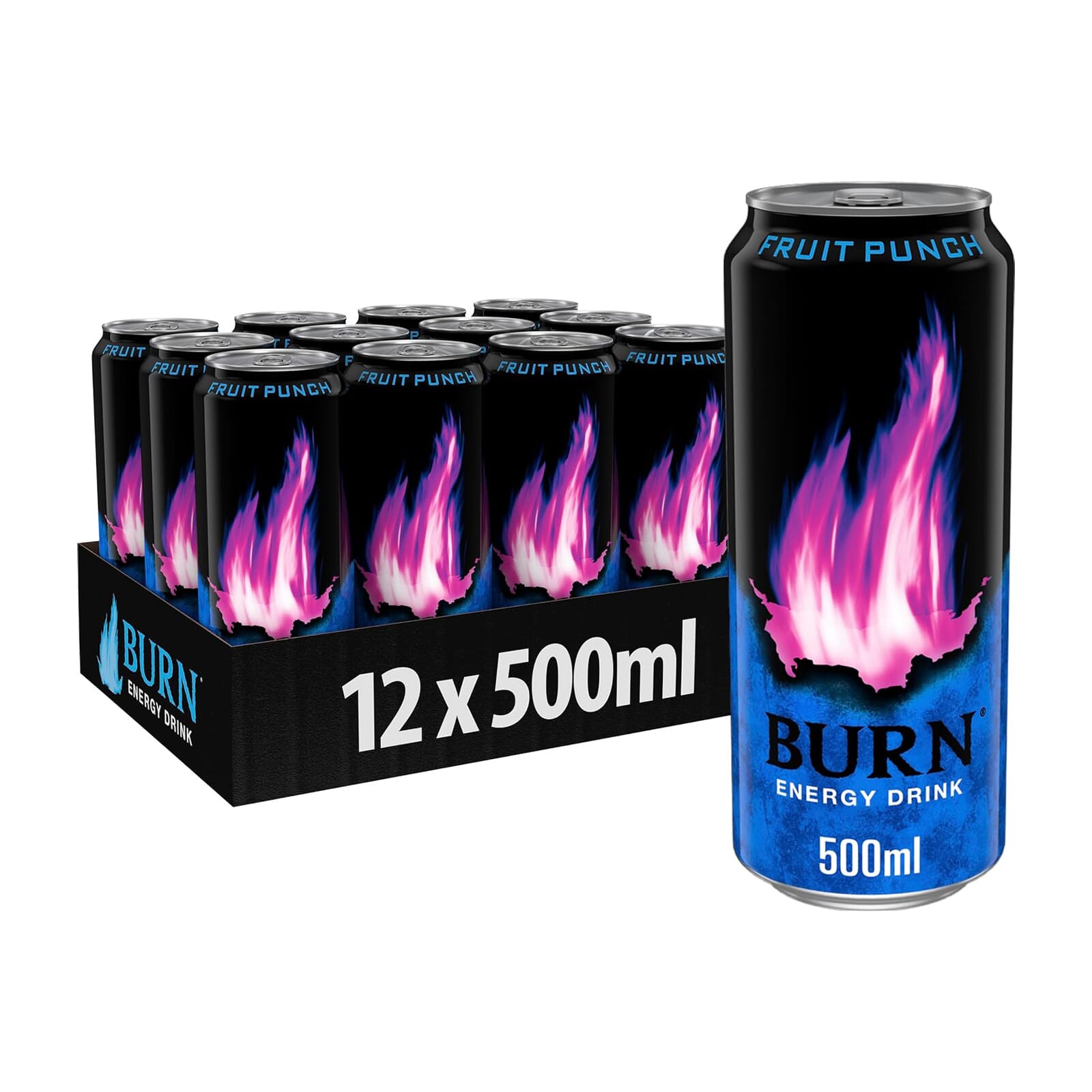 Burn Bevanda Energetica Fruit Punch 12 Unità 500ml