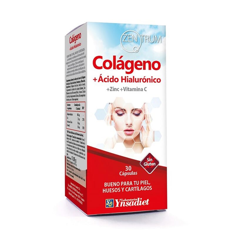 Zentrum Colágeno + Ácido Hialurónico 30 Caps