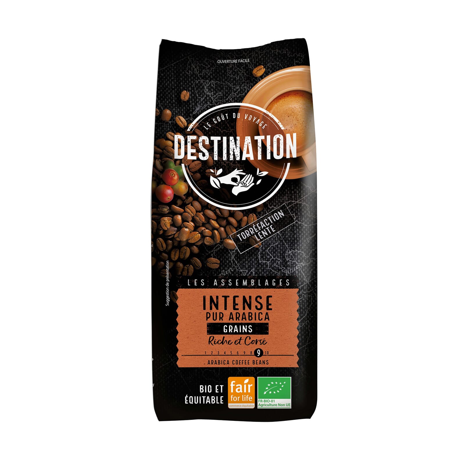 Café En Grano Intenso Arábica Bio 1 Kg de Destination