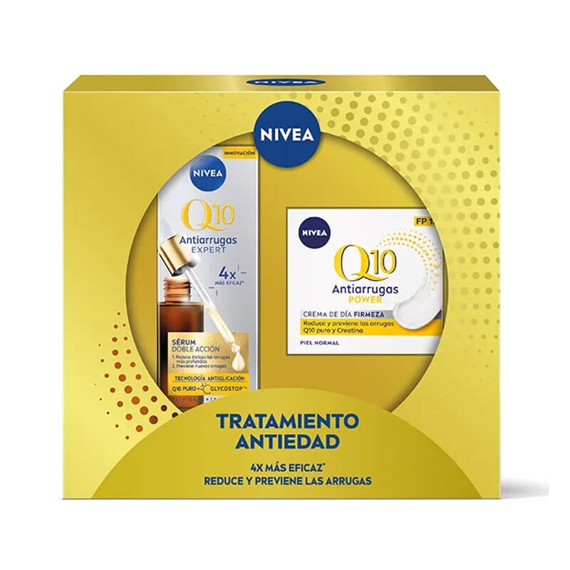 Set Tratamiento Antiedad Q10 Sérum 30 ml + Q10 Power Crema 50 ml