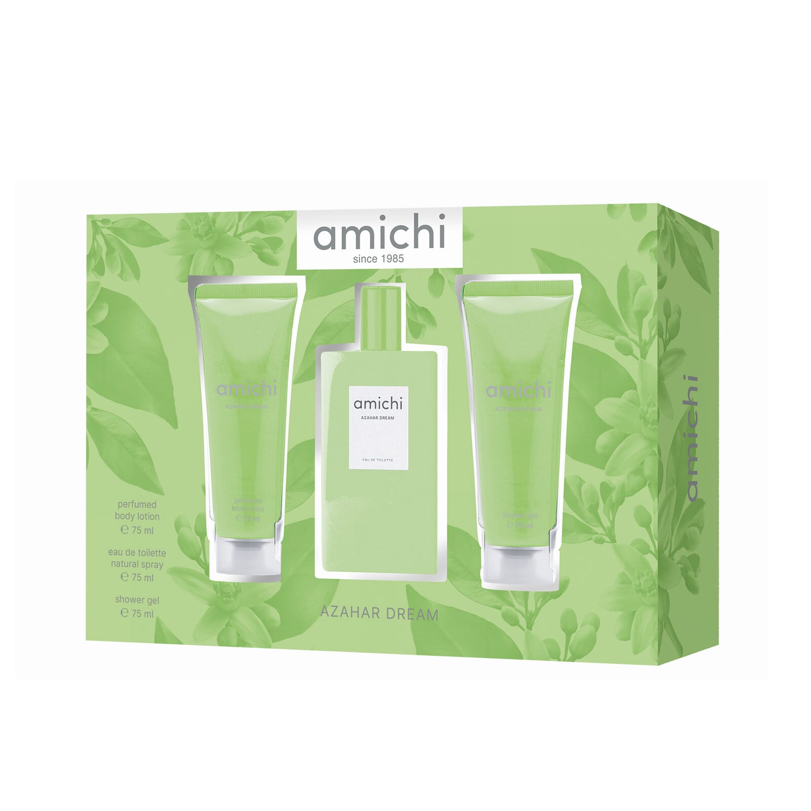 Azahar Dream EDT 75 ml + Gel de Ducha 75 ml + Body Lotion 75 ml Lote