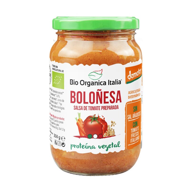 Salsa Tomate Boloñesa Vegana Bio 350g