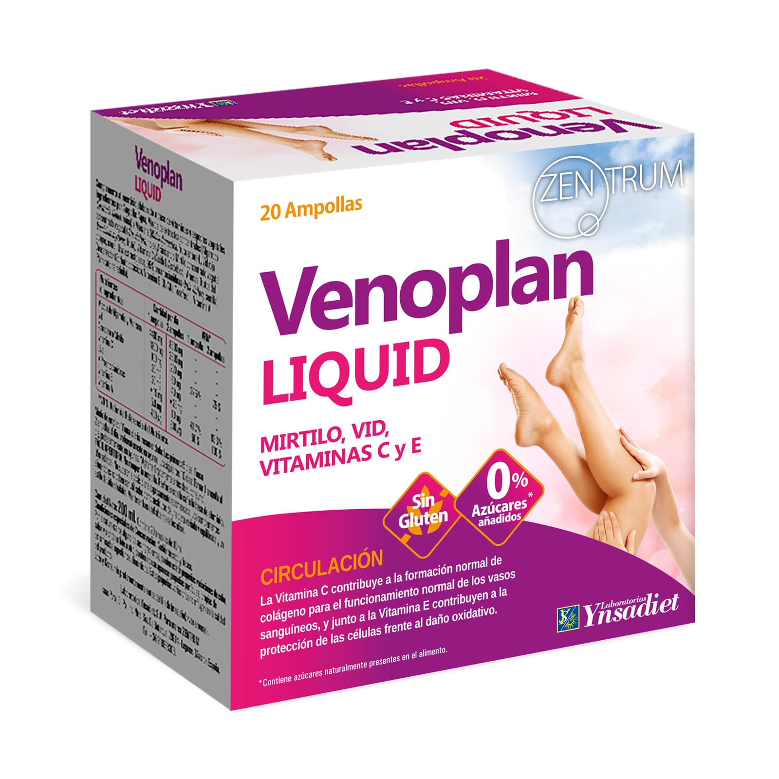 Zentrum Venoplan Liquid 20 Ampollas 10 ml