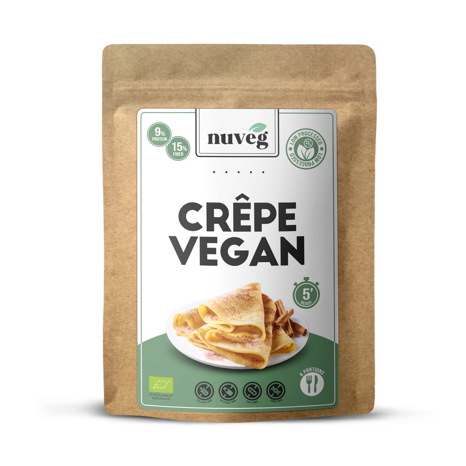 Crepe Vegana Eco Sin Gluten 200g