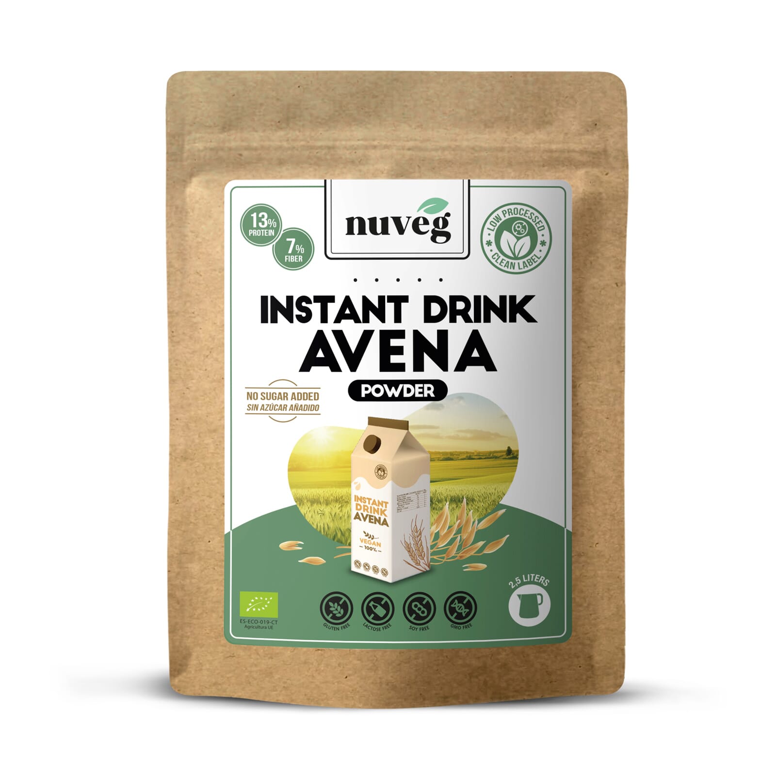 Bebida De Avena En Polvo Eco 200g