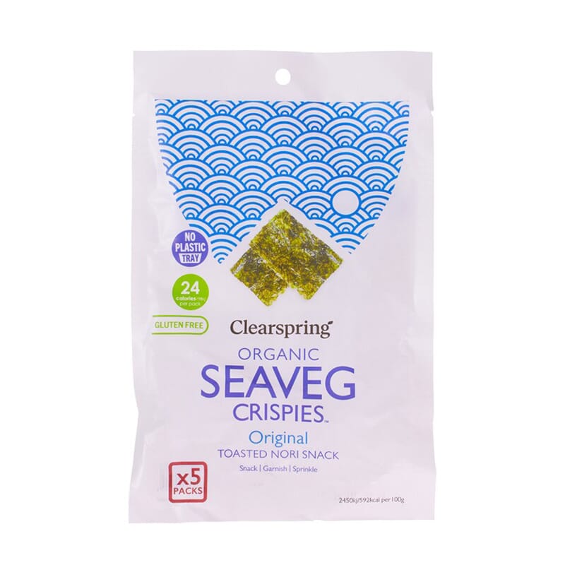 Alga Snack Nori Organic 4g 5 Uds