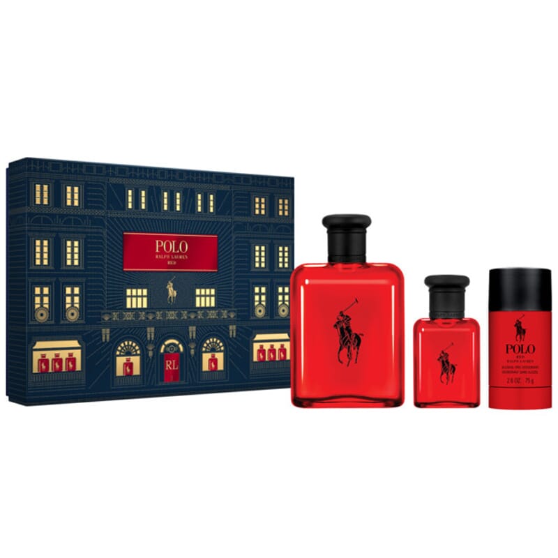 Polo Red EDT 125 ml + EDT Mini 40 ml + Desodorante 75g Lote