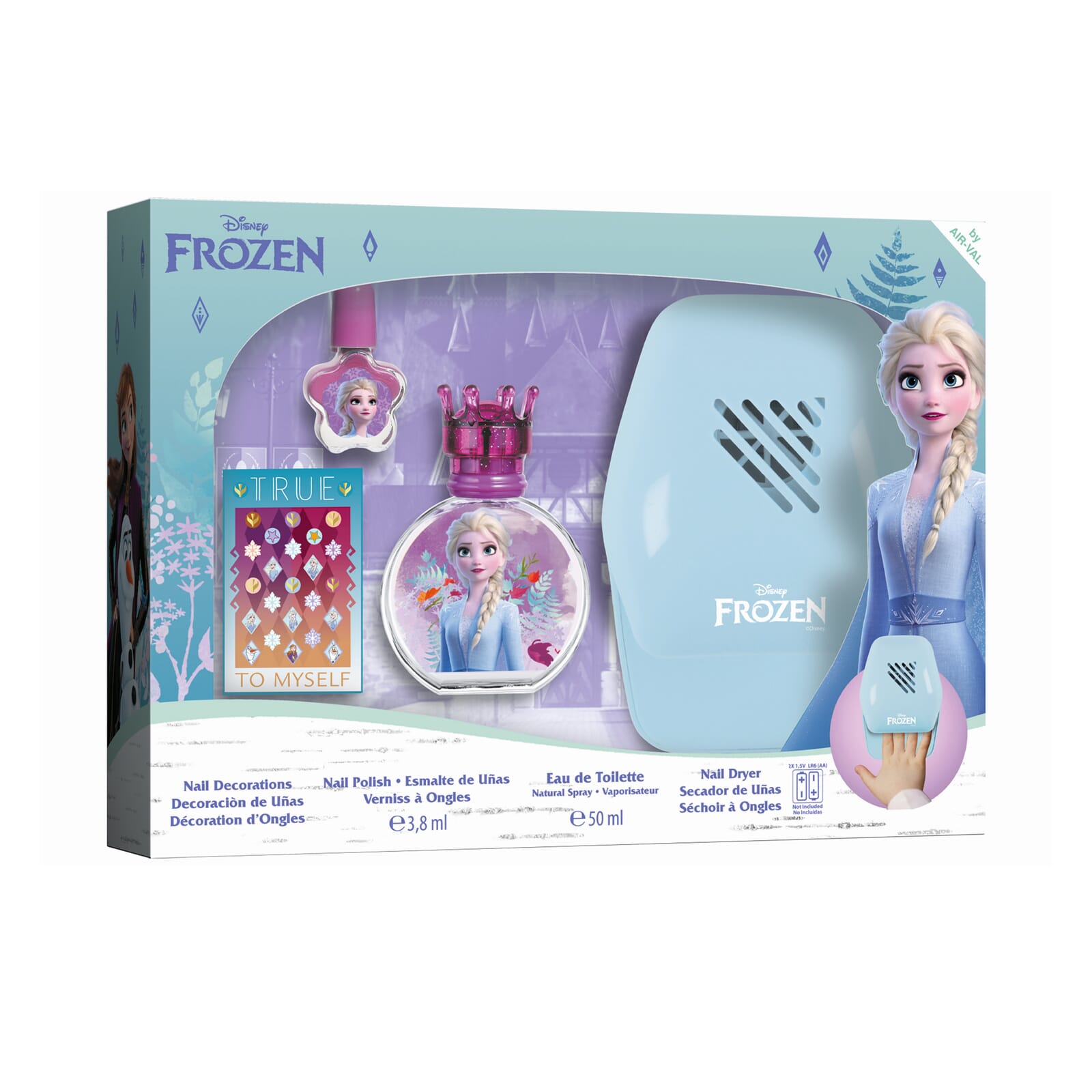 Frozen Estuche EDT 50 ml + Kit De Manicura Con Secador Lote