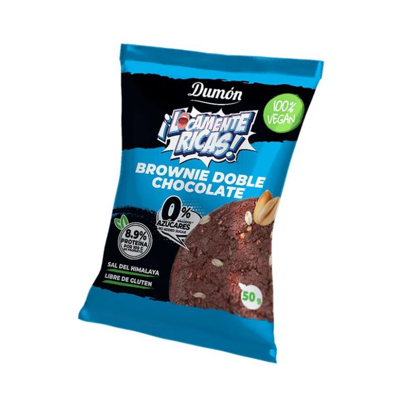 Biscotto Vegano Brownie Doppio Cioccolato 12 Unità 50g