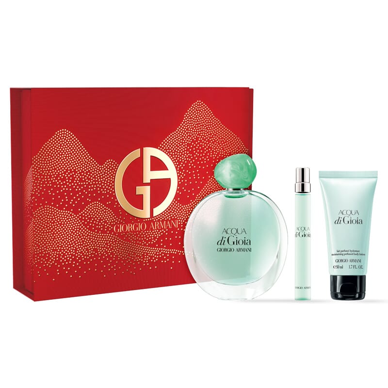 Acqua Di Gioia EDP 100 ml + Body Lotion 50 ml + EDP Mini 10 ml Lote