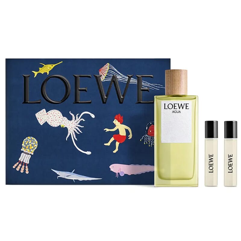 Agua Loewe EDT 100 ml + EDT Mini 10 ml + Agua Drop EDP 10 ml Lote