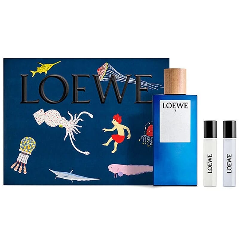 Loewe 7 EDT 100 ml + EDT Mini 10 ml + 7 Cobalt EDP 10 ml Pack