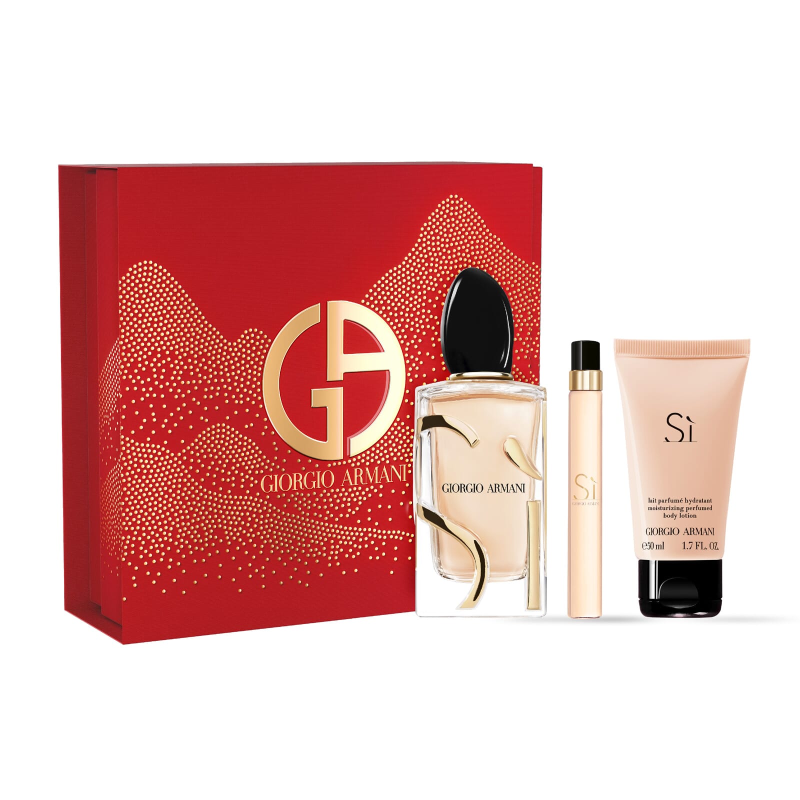 Sì EDP 100 ml + Body Lotion 50 ml + EDP Mini 10 ml Lote