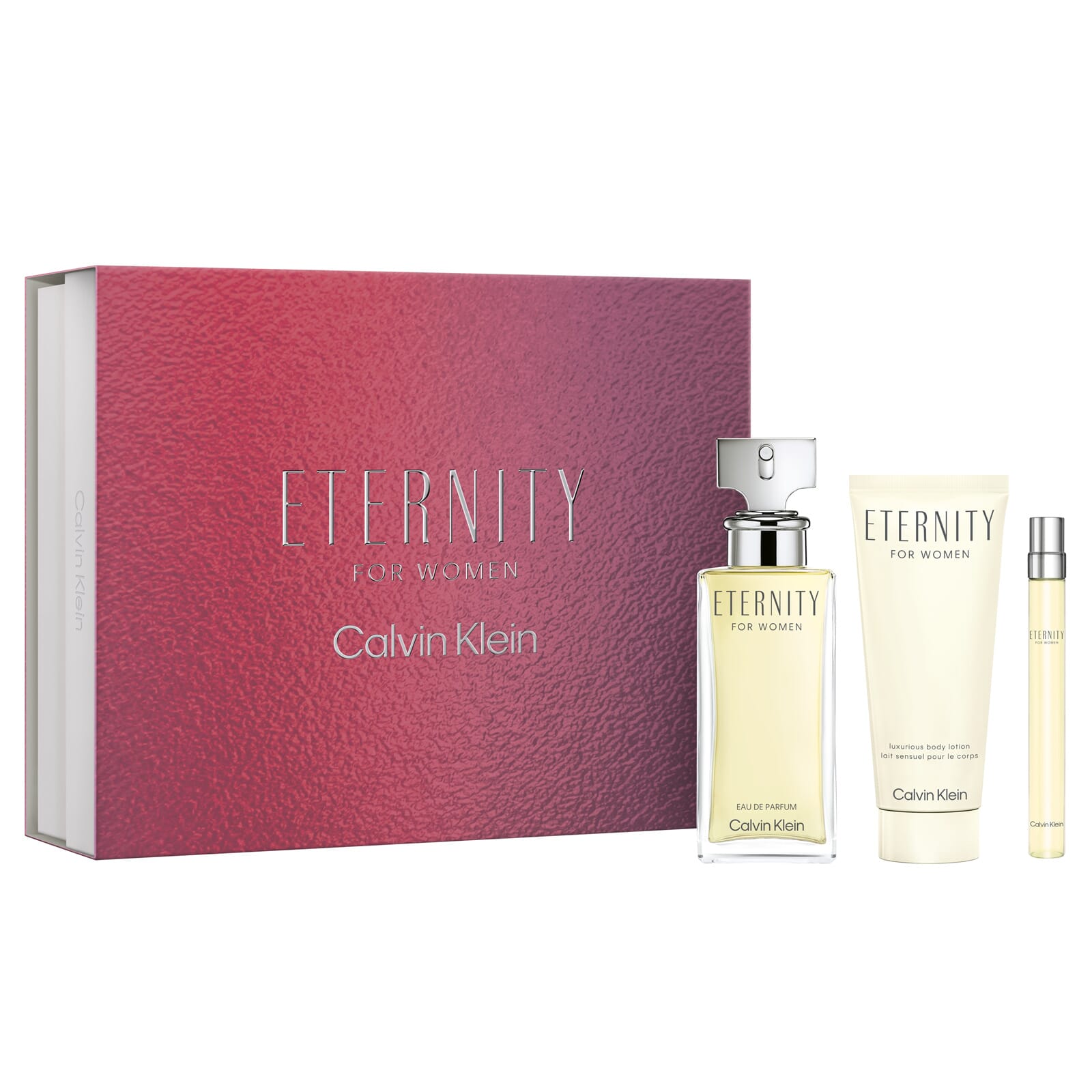 Eternity EDP 100 ml + Body Lotion 100 ml + EDP Mini 10 ml Lote