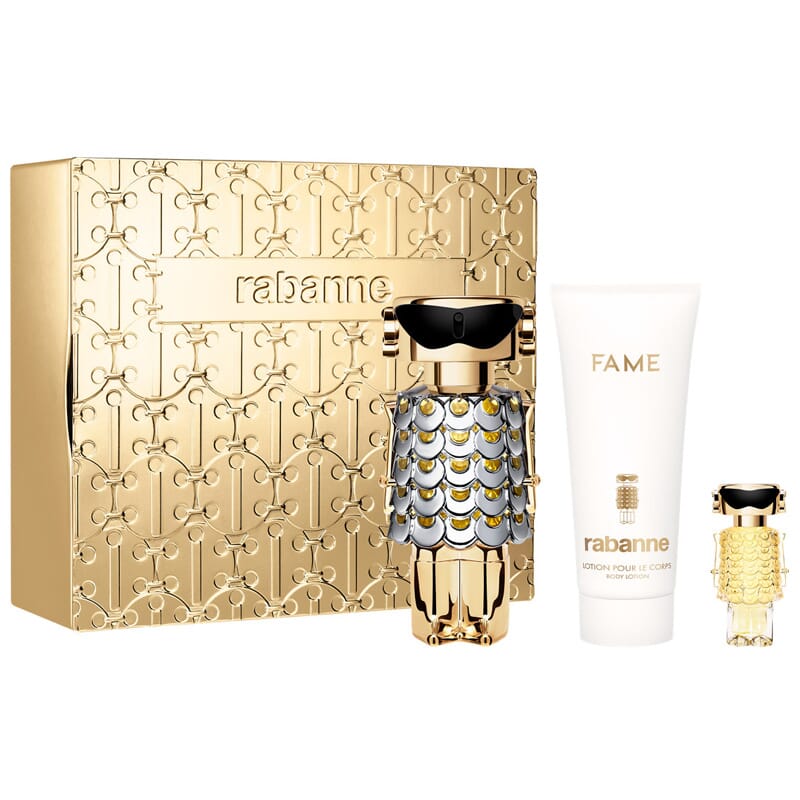 Fame EDP 80 ml + EDP Mini 4 ml + Body Lotion 100 ml Lote