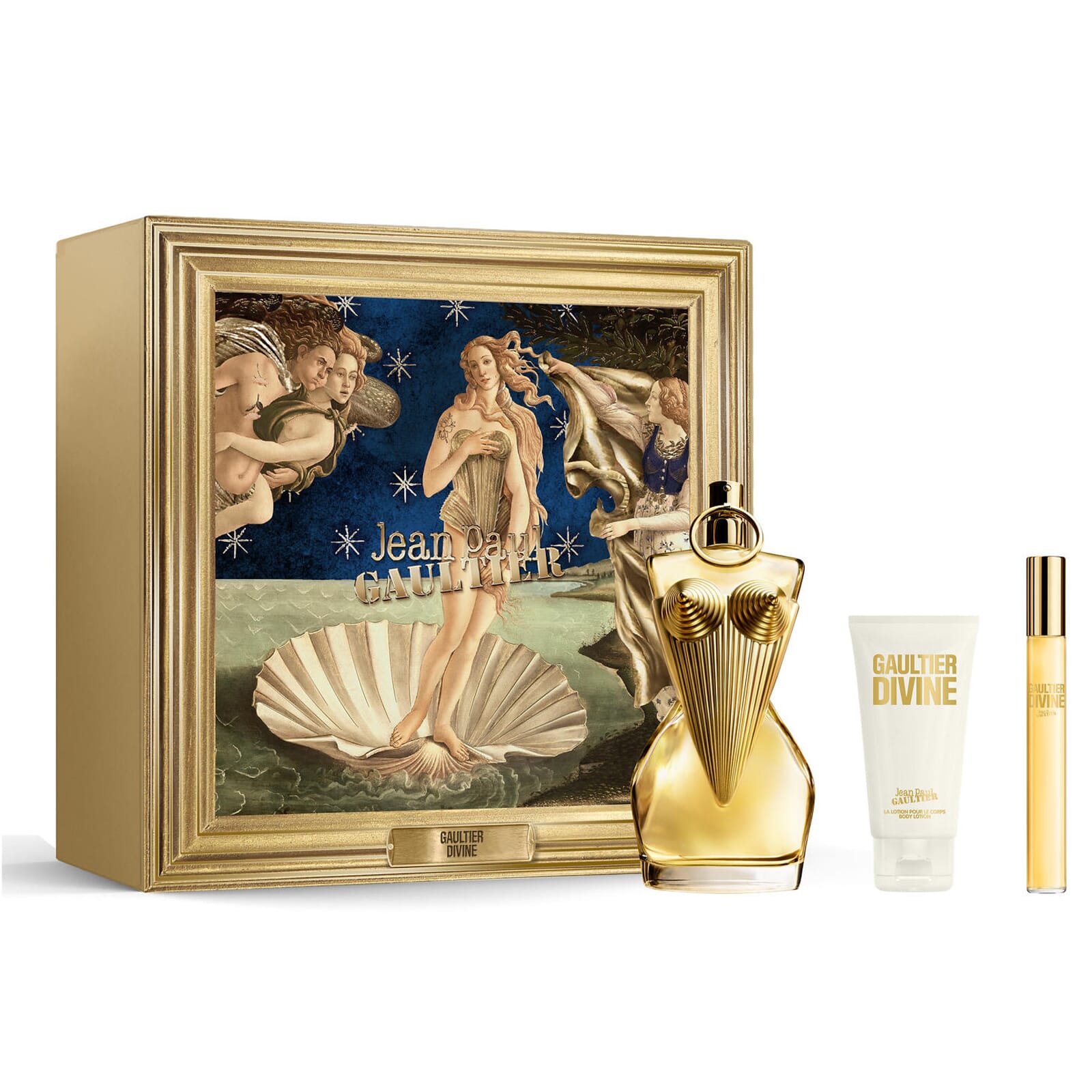 Gaultier Divine EDP 100 ml + EDP Mini 10 ml + Loción 75 ml Lote