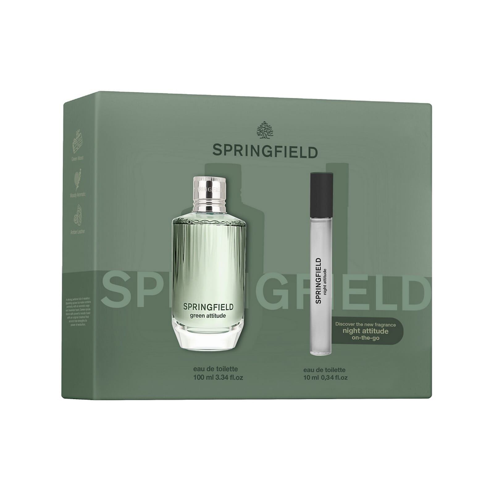 Green Attitude EDT 100 ml + EDT Mini 10 ml Lote