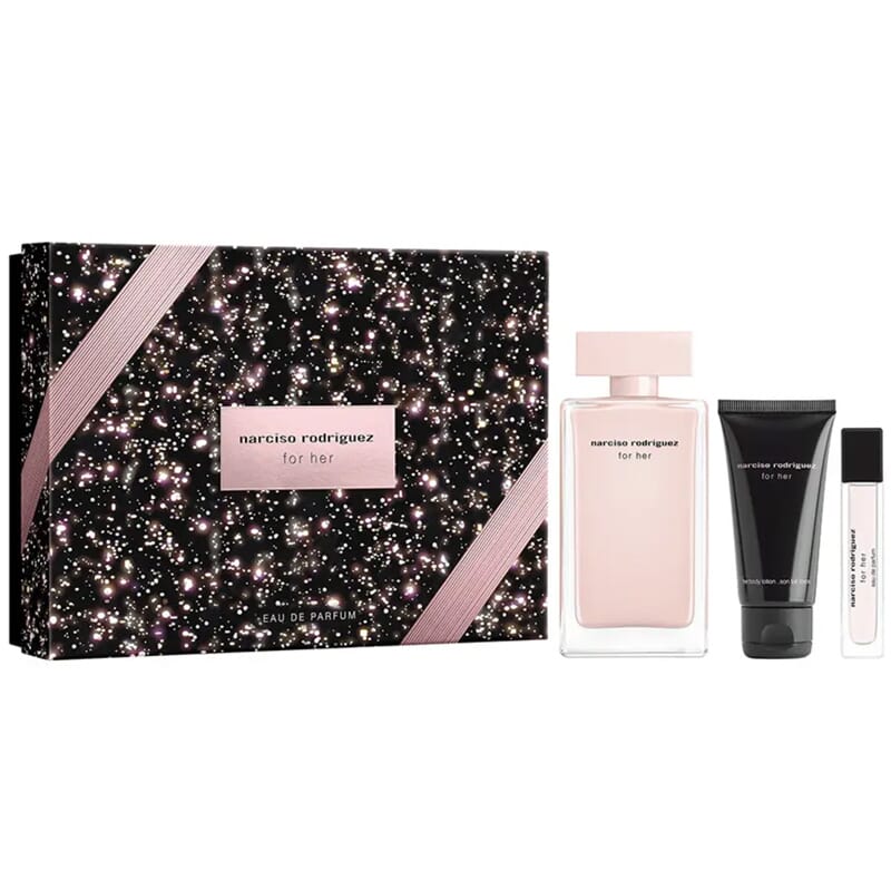 For Her EDP 100 ml + Body Lotion 50 ml + EDP Mini 10 ml Lote