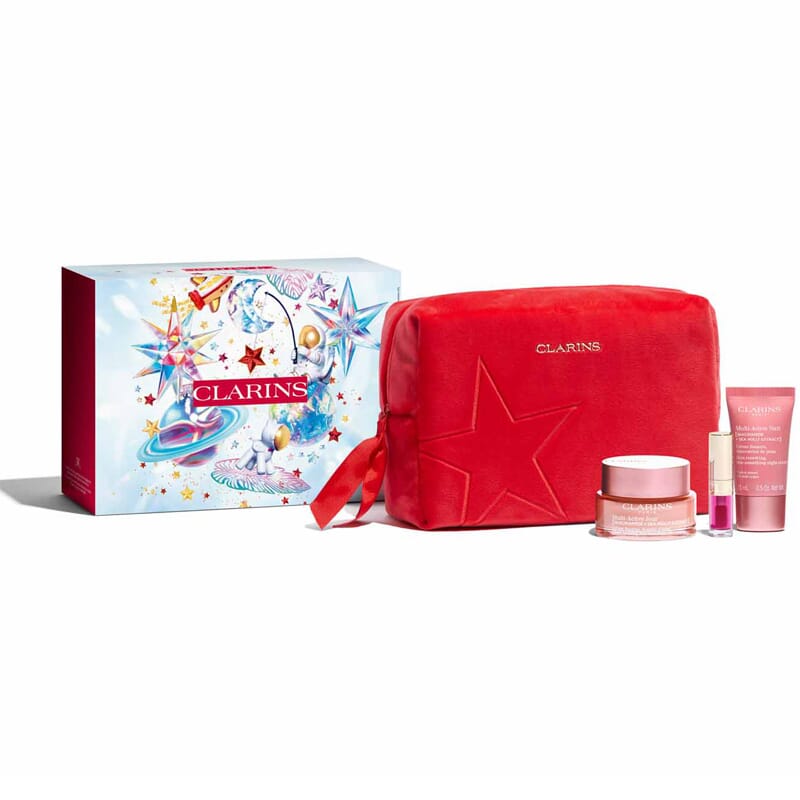 Multi-Active Jour 50 ml + Multi-Active Nuit + Lip Oil + Neceser Lote