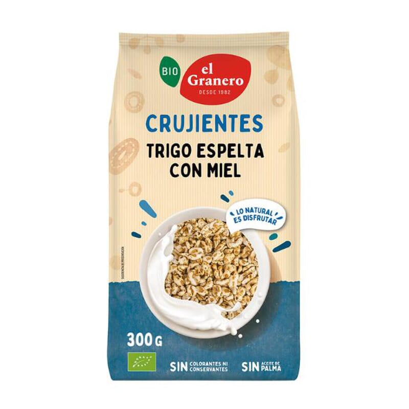 Crujientes Trigo Espelta Con Miel Bio 300g