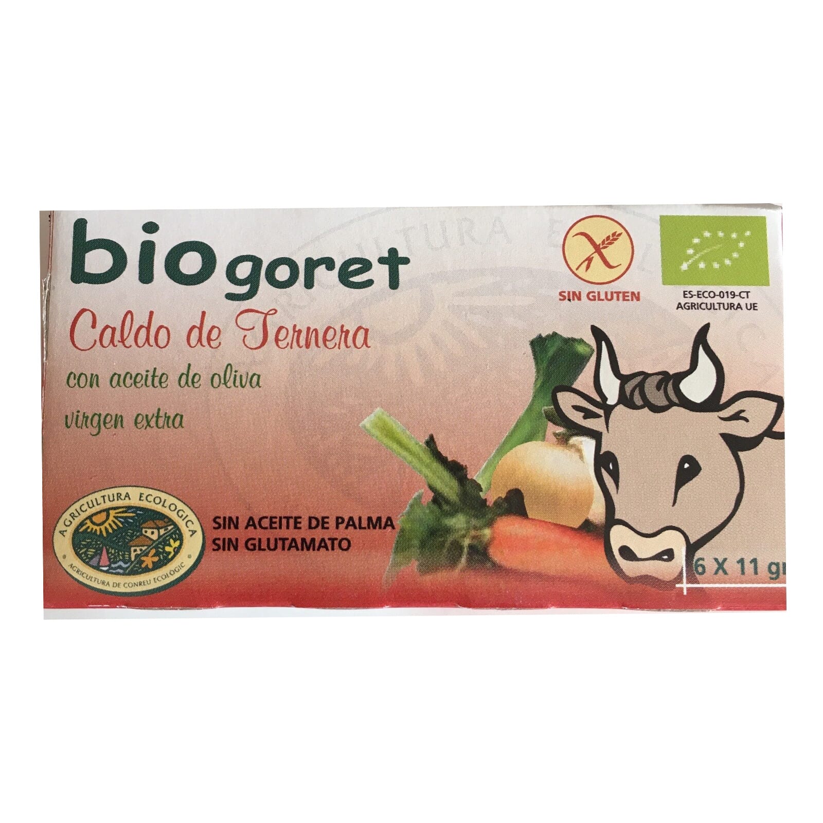Caldo De Ternera y Verduras En Cubitos Bio 66g