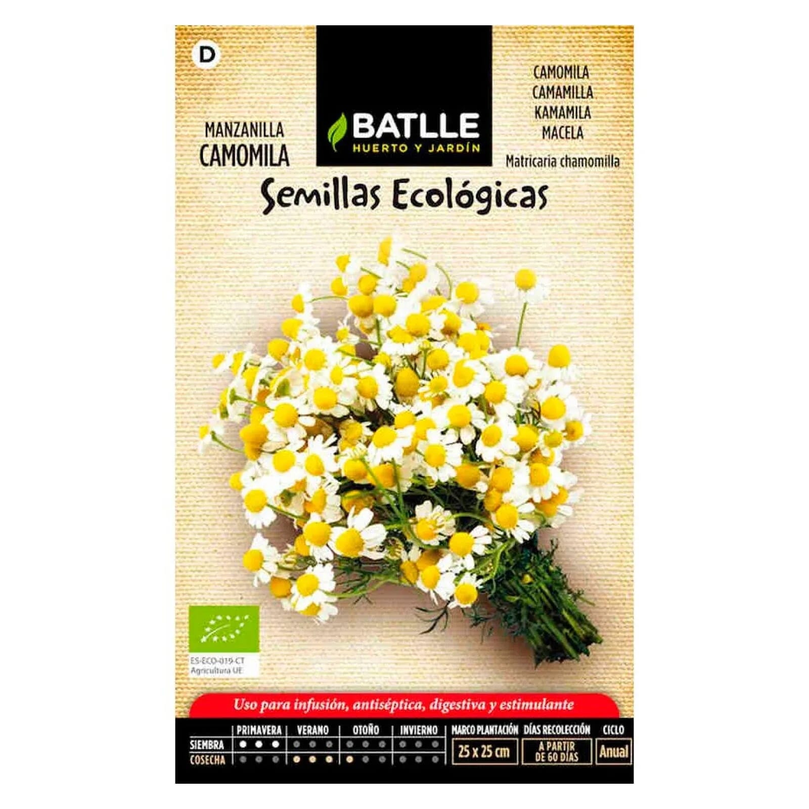 Semillas Manzanilla Eco  
