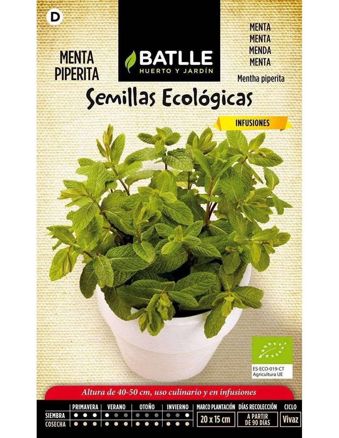 Semi Menta Piperita Eco  