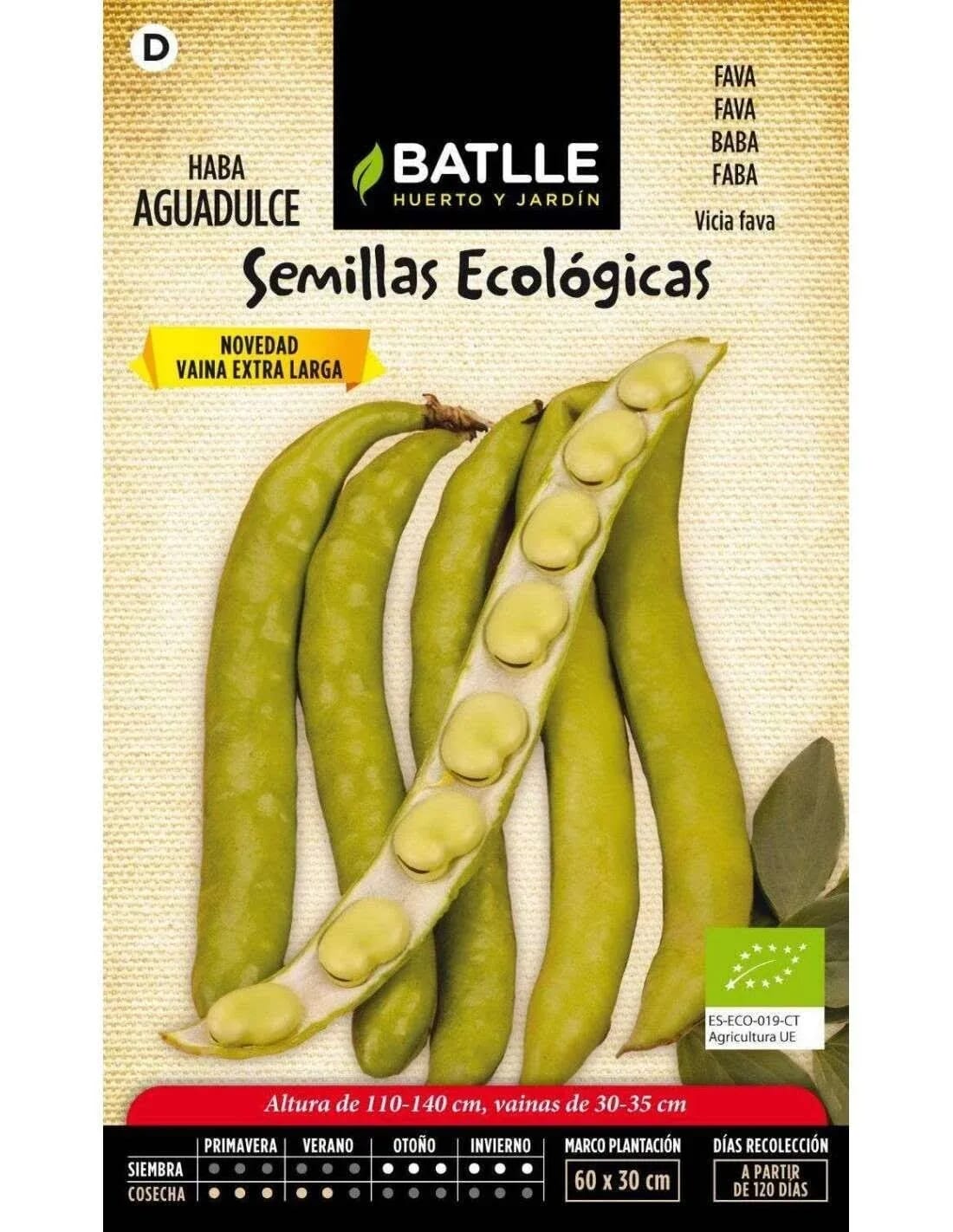 Semillas Haba Superaguadulce Eco   de Batlle