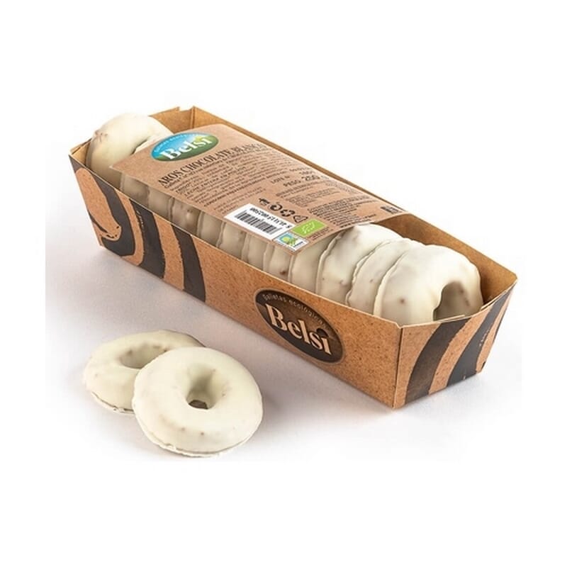 Aros Chocolate Blanco Eco 250g de Belsi