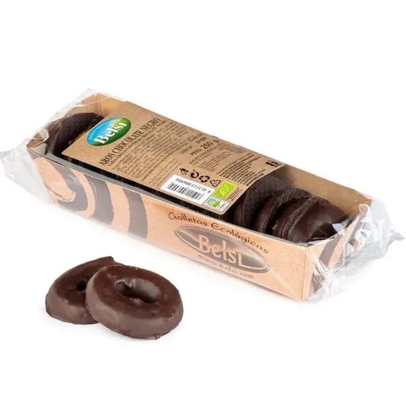 Aros Chocolate Negro Eco 250g