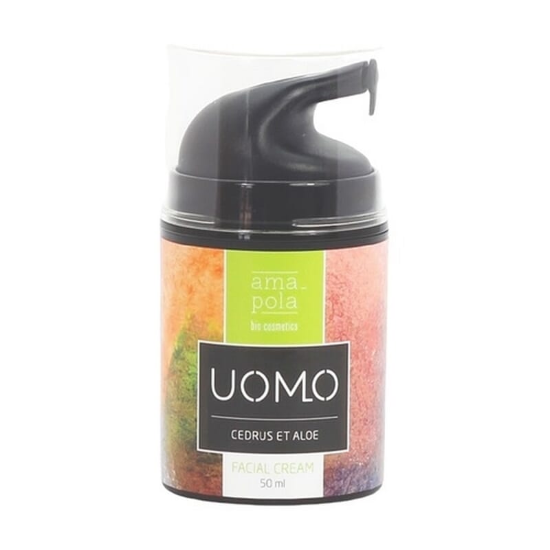 Uomo Crema Facial 50 ml de Amapola Biocosmetics