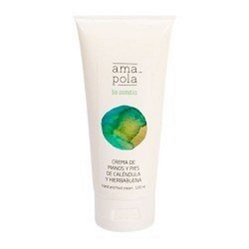 Crema Manos Pies Caléndula Y Hierbabuena 100 ml de Amapola Biocosmetics