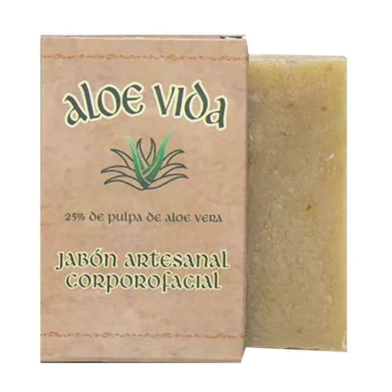 Jabon Artesanal Corpo Facial De Aloe Vera 100g de Aloe Vida
