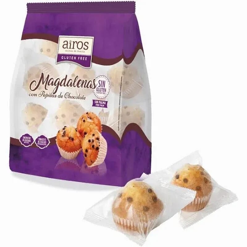 Madeleines Avec Pépites De Chocolat Sans Gluten 210g