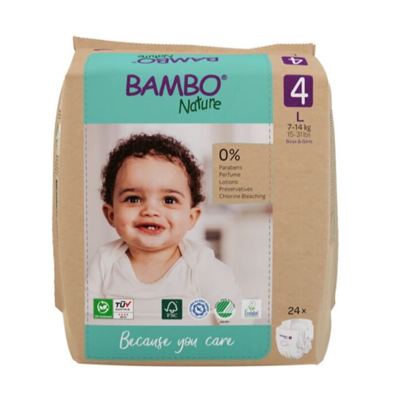 Pañal 4 L 7-14 Kg Eco 24 Uds