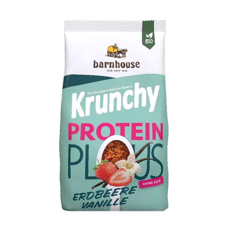 Muesli Krunchy Protein Plus Fraise Vanille Bio 325g