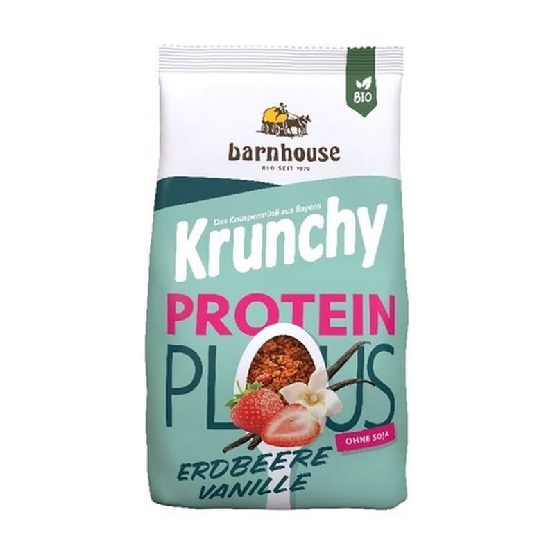 Muesli Krunchy Protein Plus Fresa Vainilla Bio 325g