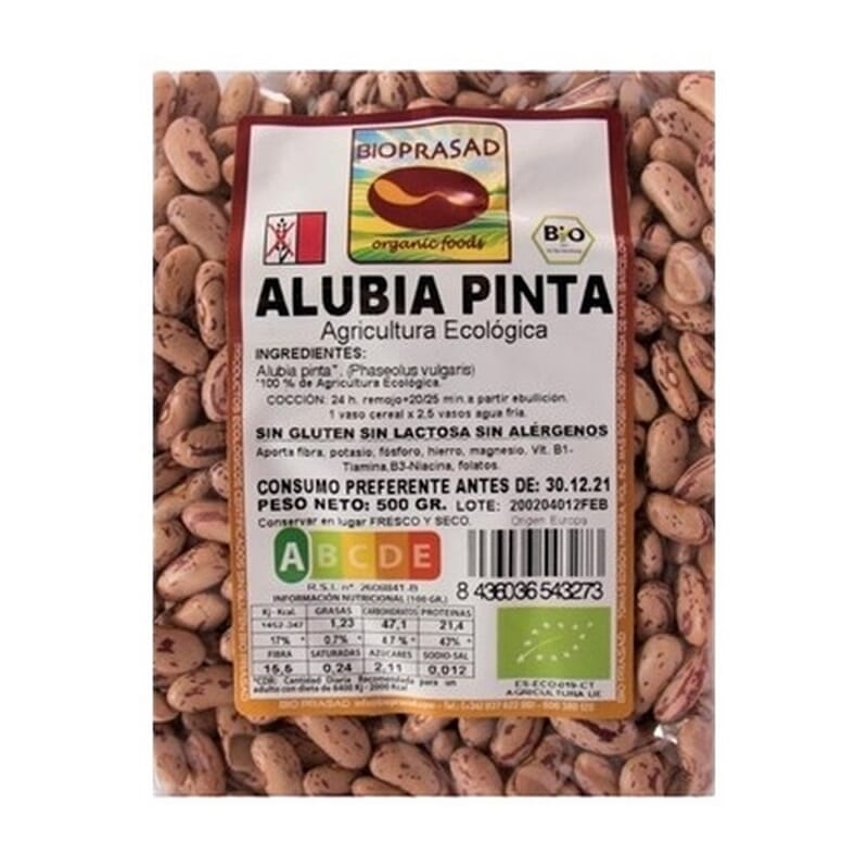 Feijão Pinto Sem Glúten Bio 500g