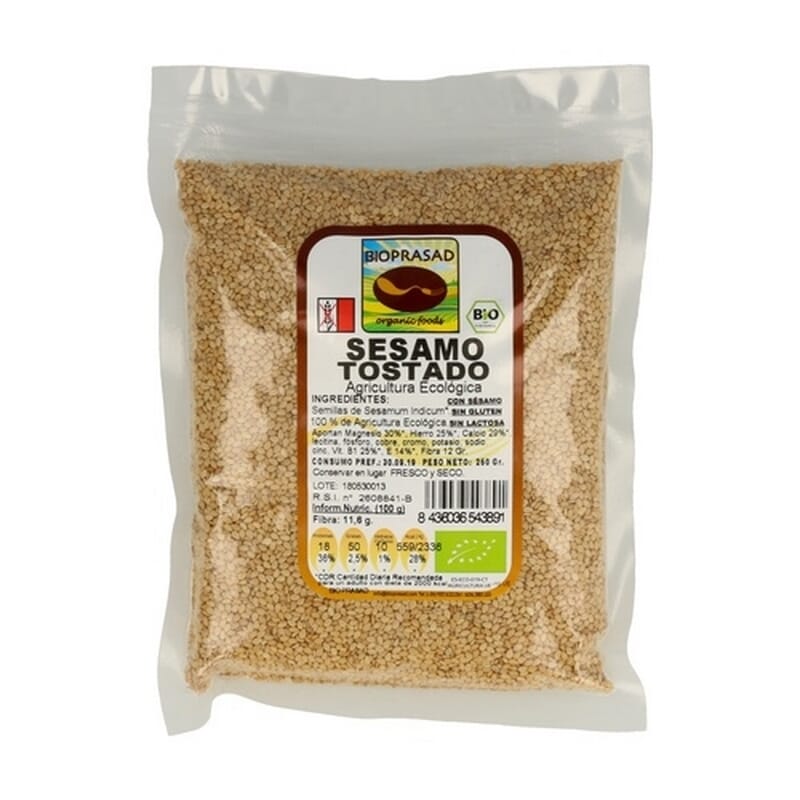 Sésamo Tostado Semilla Bio 250g
